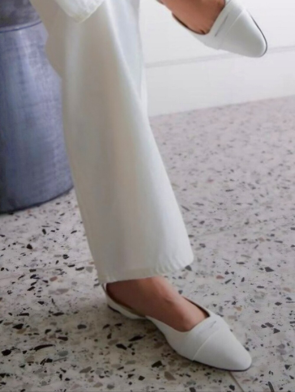 Jamie Haller Slingback Sandals White